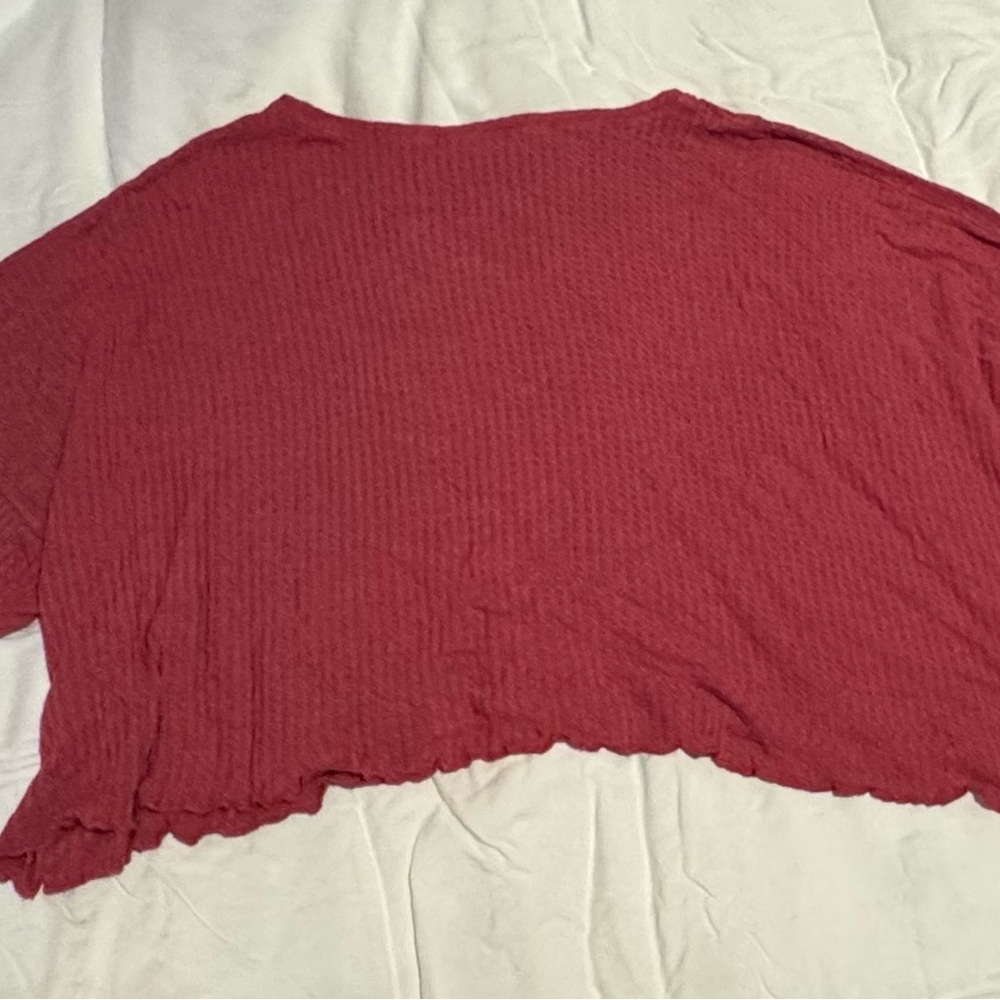 Emily Hsu Designs Red Crop Top